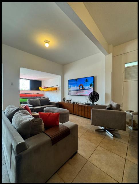 Casa A Beira-mar De Tambau Apartamento